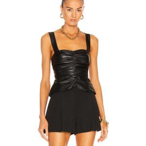 A.L.C. Lauryn II Vegan Leather Top